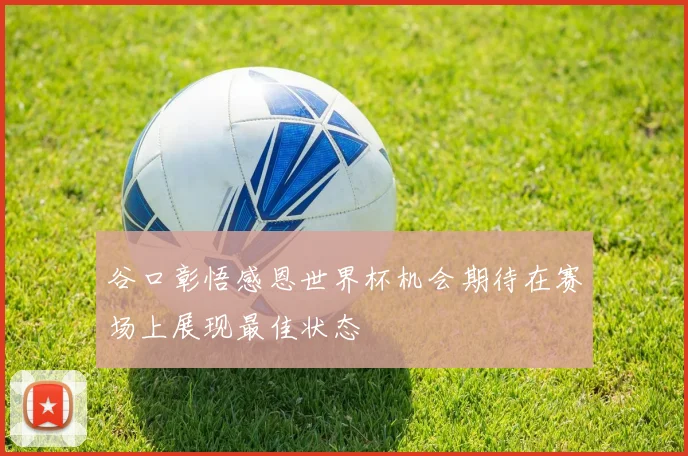 谷口彰悟感恩世界杯机会期待在赛场上展现最佳状态